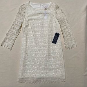 NWT JCrew white lace dress, size 6